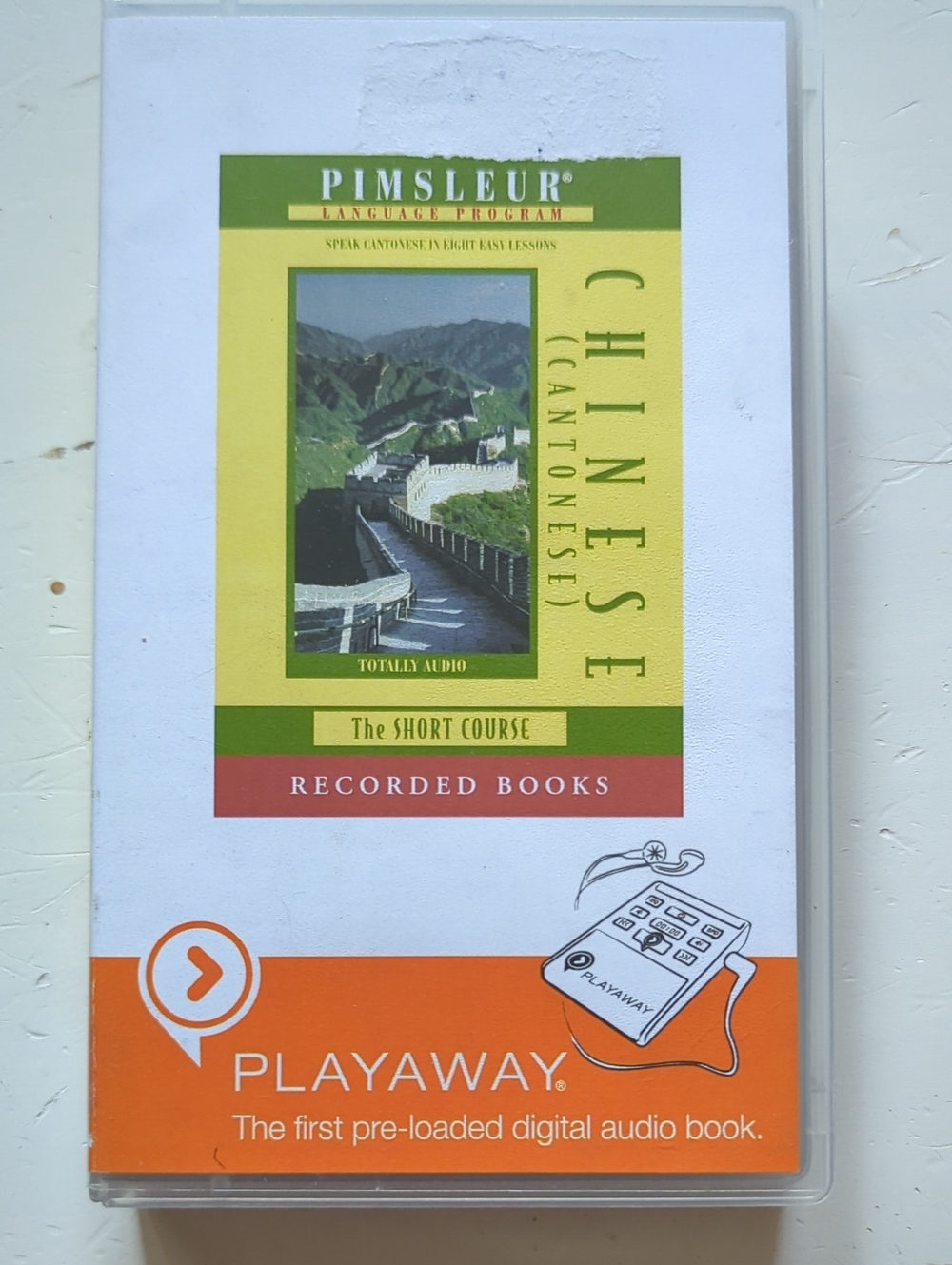 Playaway Pimsleur Chinese Cantonese Language Audiobook